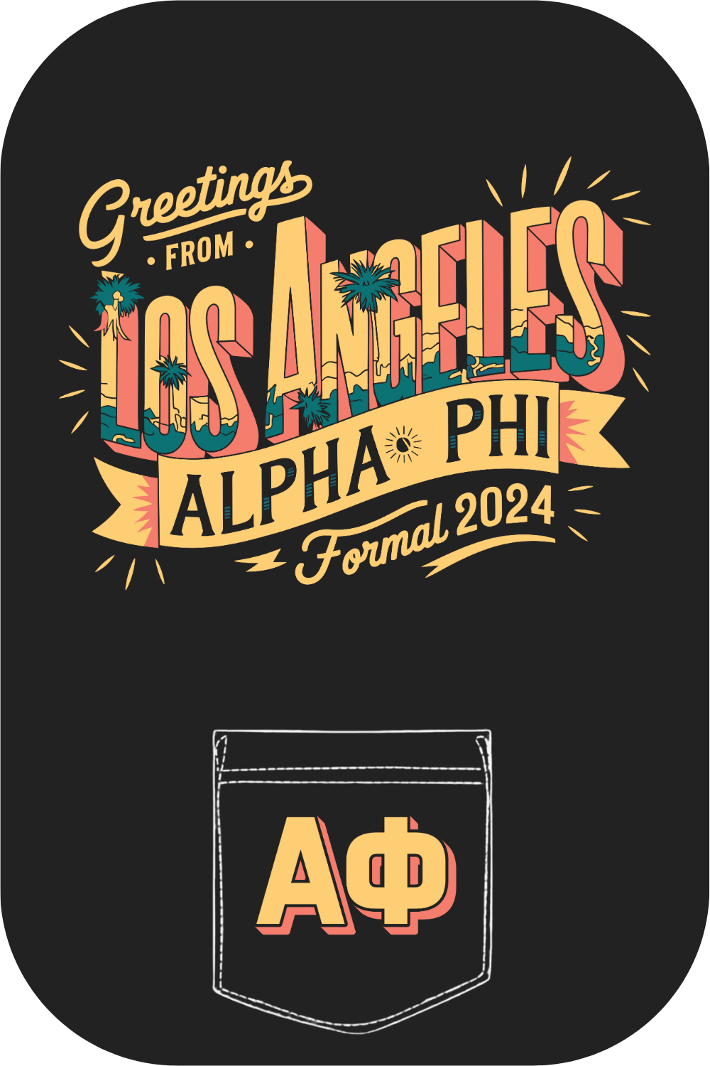 Custom Greetings From Alpha Phi Formal – Kite and Crest