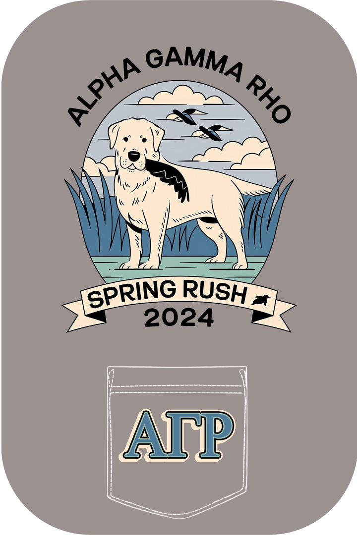 Custom Alpha Gamma Rho Spring Rush