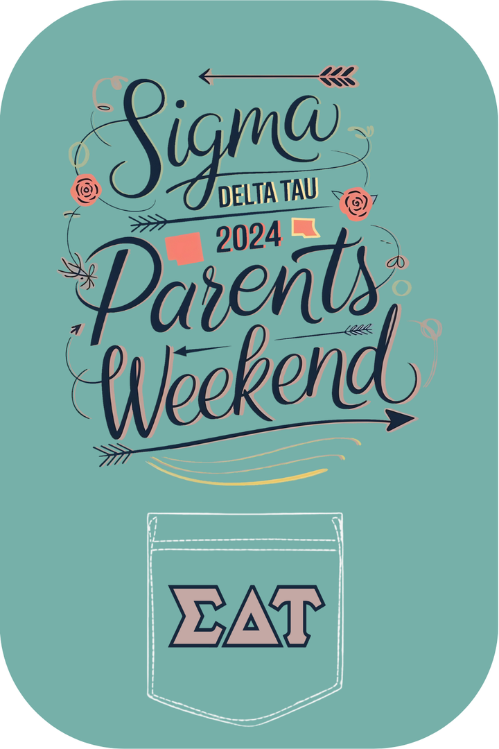 Custom Sigma Delta Tau Parents Weekend