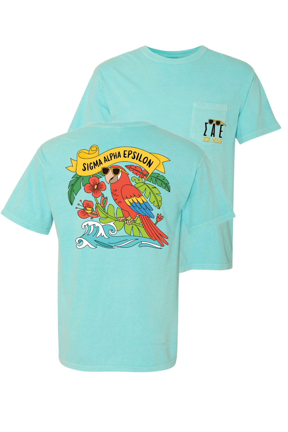 Custom Sigma Alpha Epsilon Parrot