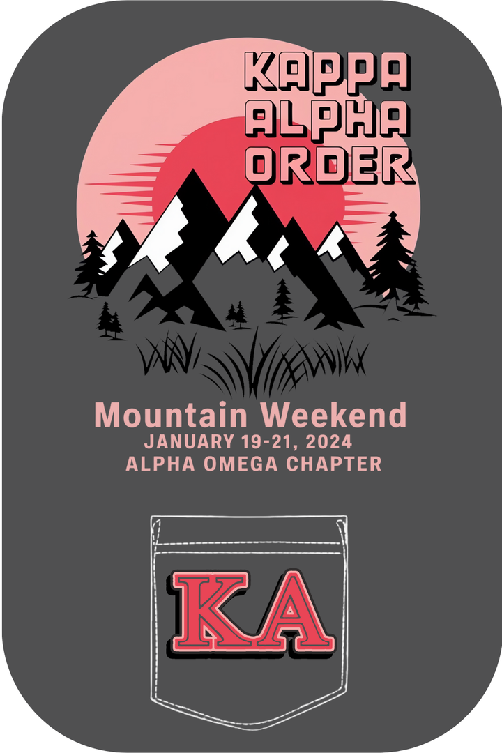 Custom Kappa Alpha Order Mountain Weekend