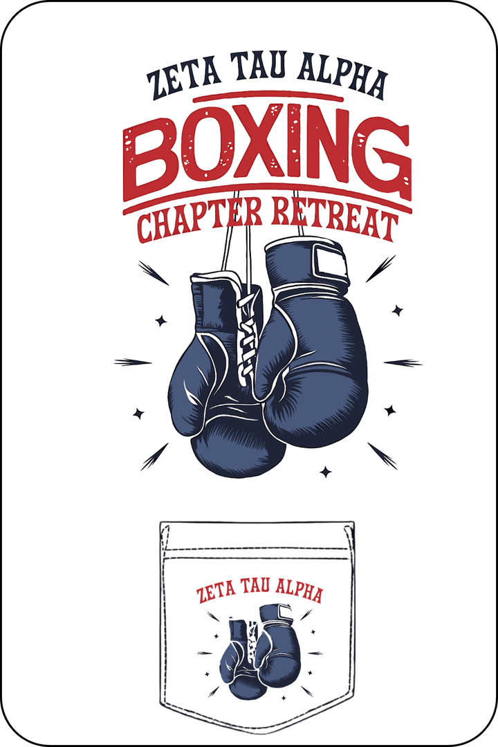 Custom Zeta Tau Alpha Boing Chapter Retreat