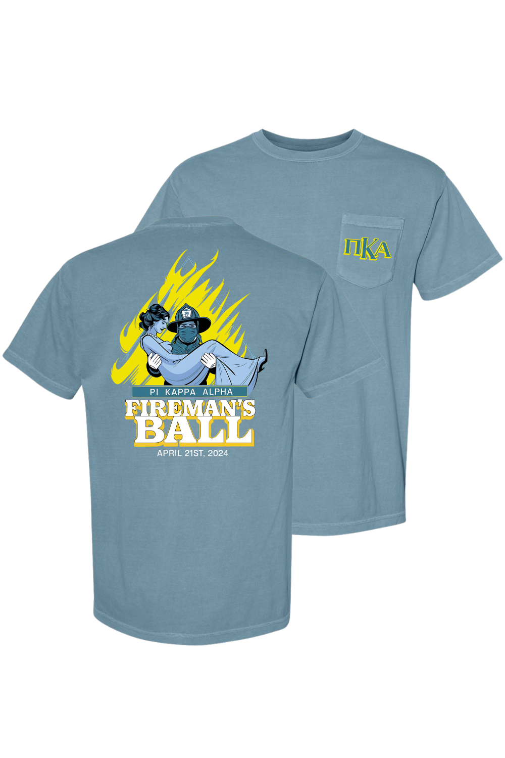 Custom Pi Kappa Alpha Fireman's Ball