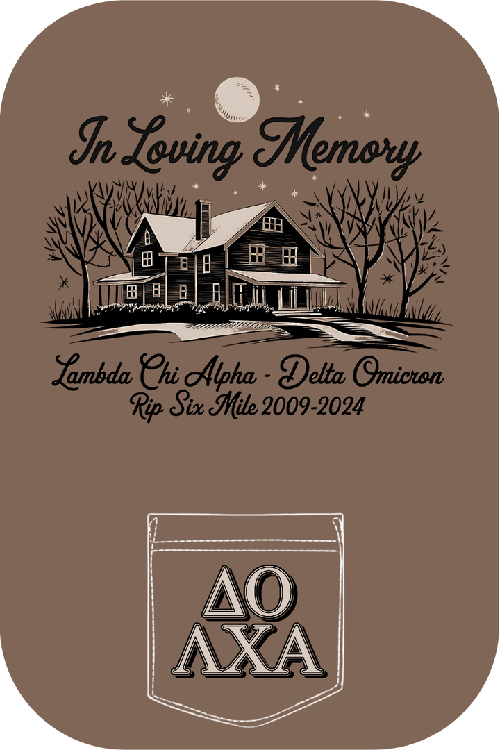 Custom In Loving Memory Lambda Chi Alpha & Delta Omicron