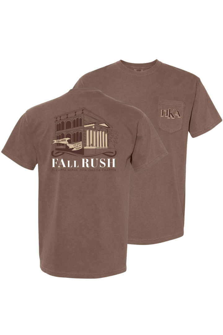Custom Fall Rush Pi Kappa Alpha Zeta Omega Chapter