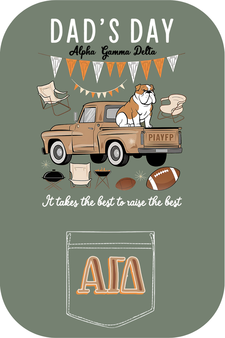 Custom Dad's Day Alpha Gamma Delta