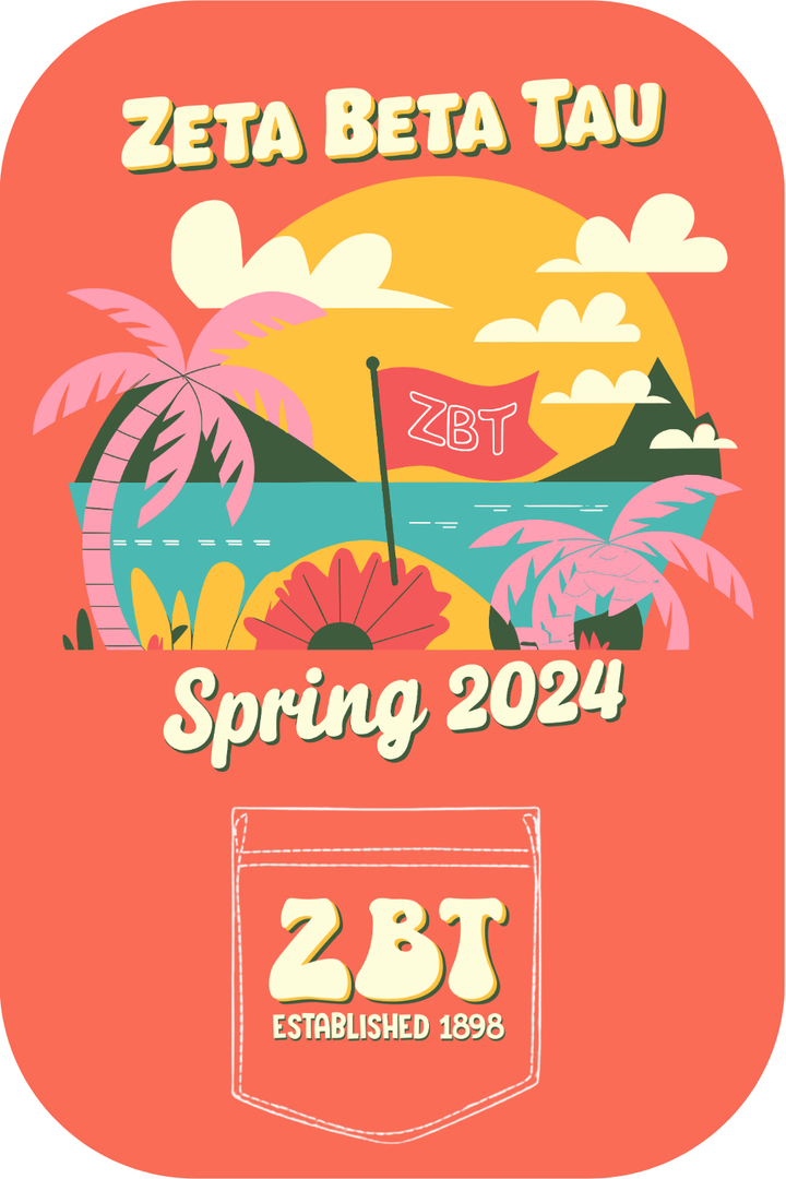 Custom Zeta Beta Tau Spring