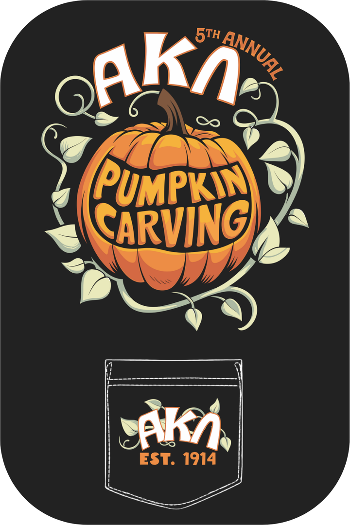 Custom Alpha Kappa Lambda Pumkin Carving