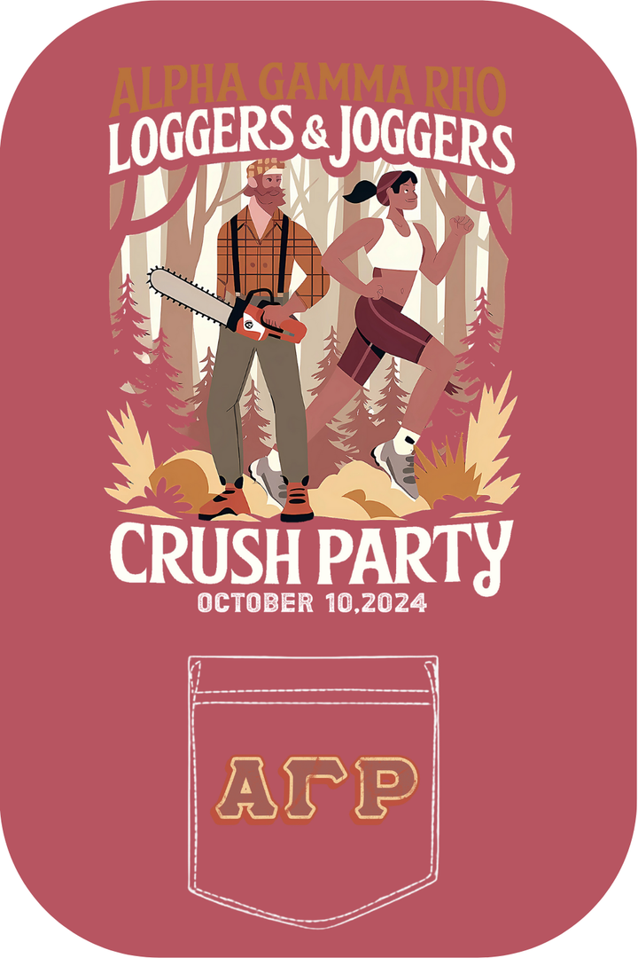 Custom Alpha Gamma Rho Loggers & Joggers