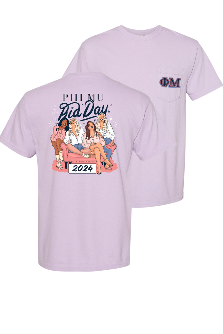 Custom Phi Mu Bid Day