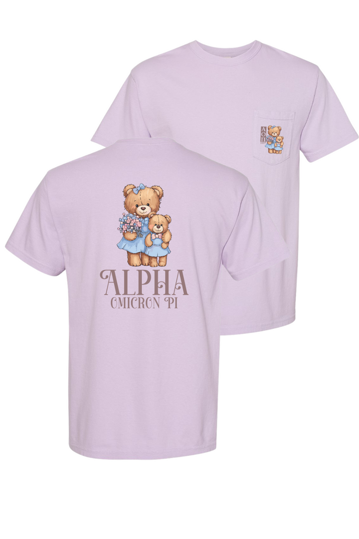 Custom Alpha Omicron Pi Sister Bear