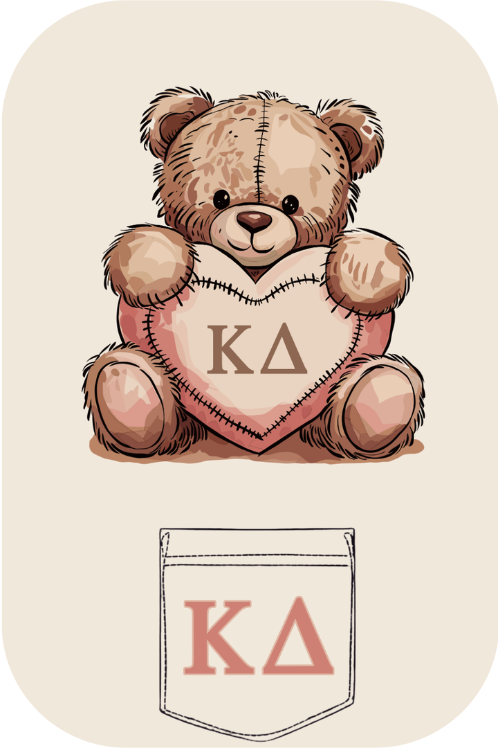 Custom Kappa Delta Teddy Bear