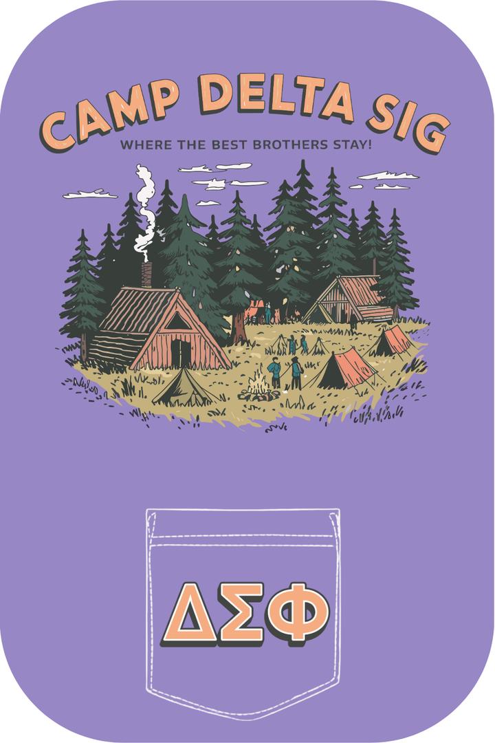 Custom Camp Delta Sig Where The Best Brothers Stay