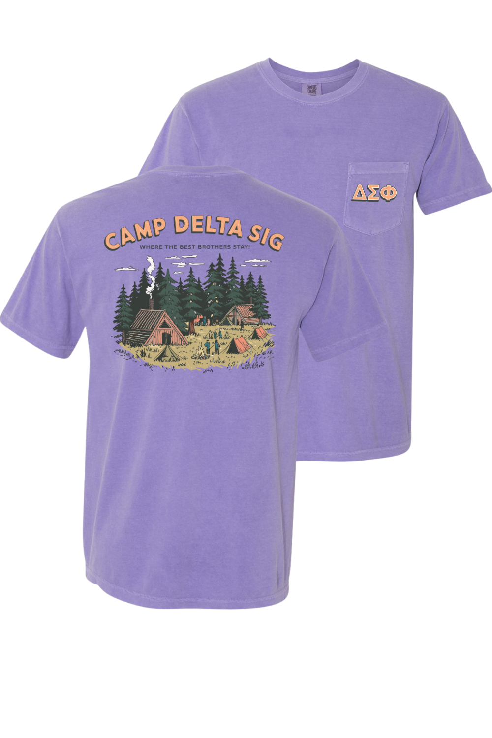 Custom Camp Delta Sig Where The Best Brothers Stay