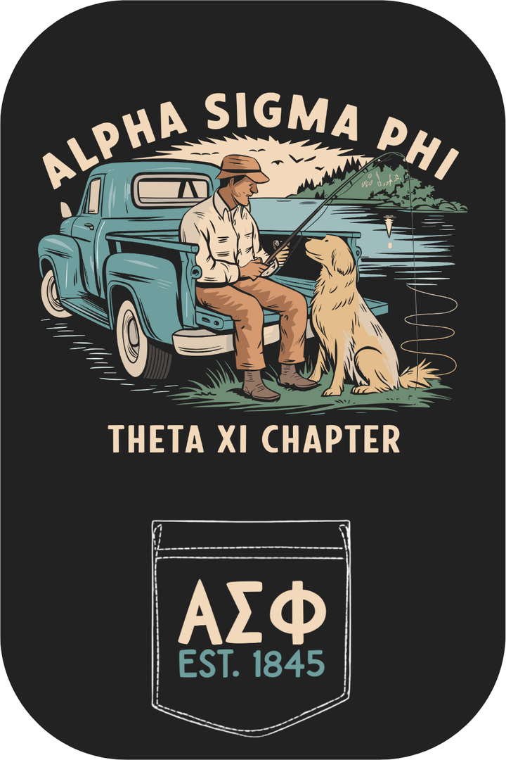 Custom Alpha Sigma Phi Theta Xi Chapter