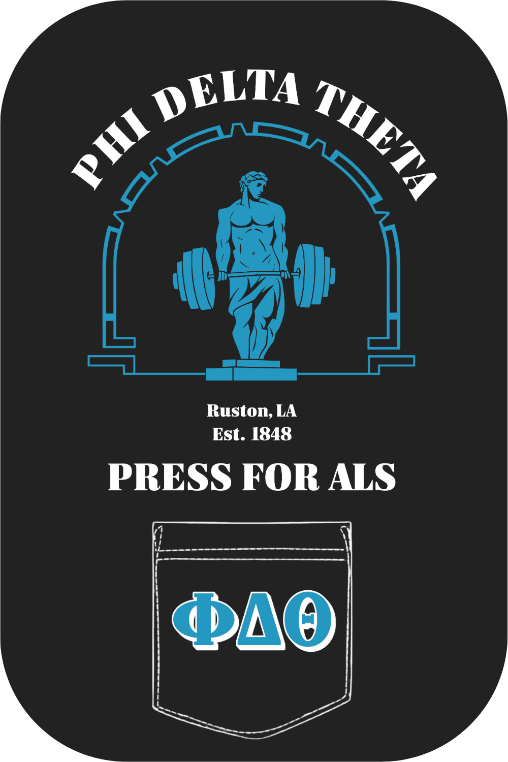 Custom Phi Delta Theta Press For Als
