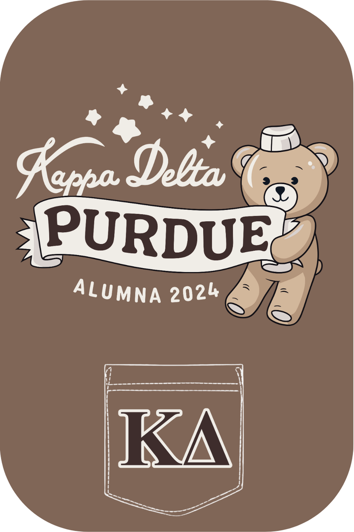 Custom Kappa Delta Purdue Alumna