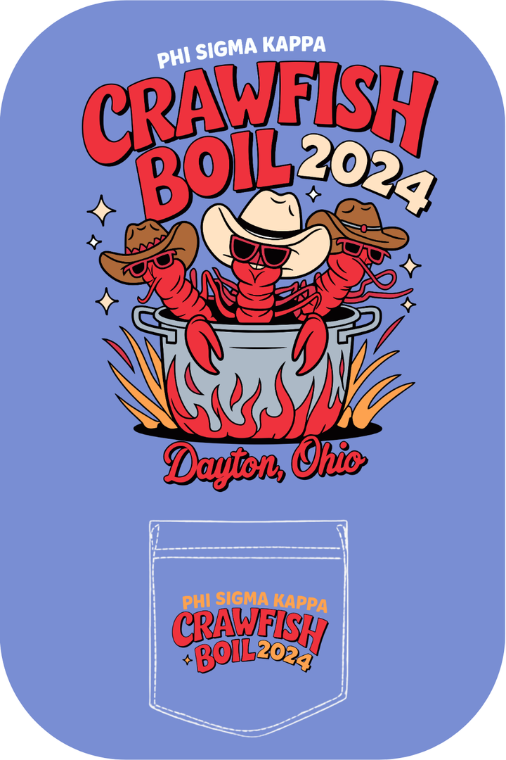 Custom Crawfish Boil Phi Sigma Kappa