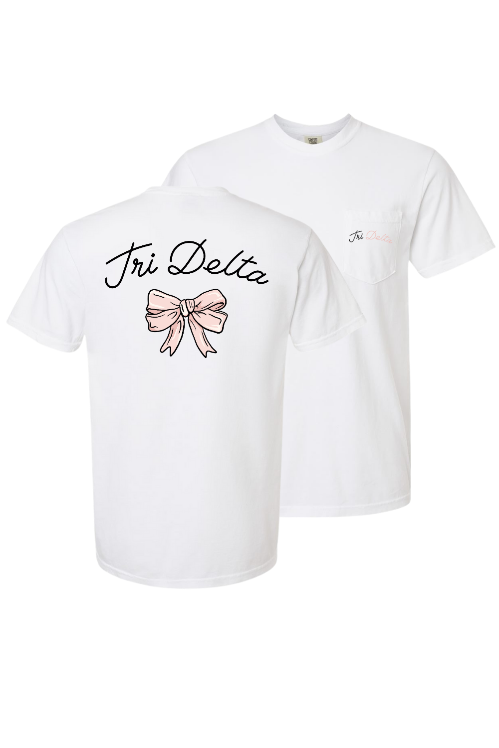 Custom Tri Delta Ribbon