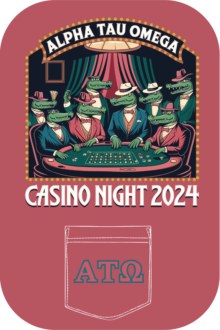 Custom Alpha Tau Omega Casino Night