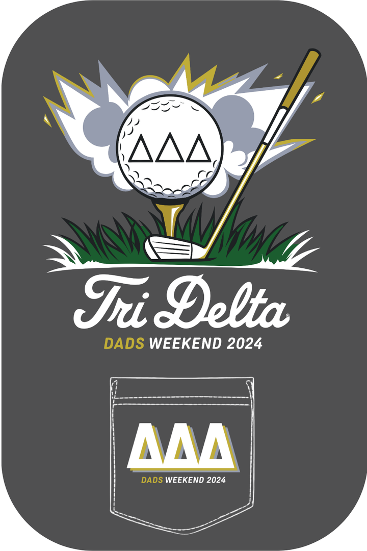 Custom Tri Delta Dad's Weekend