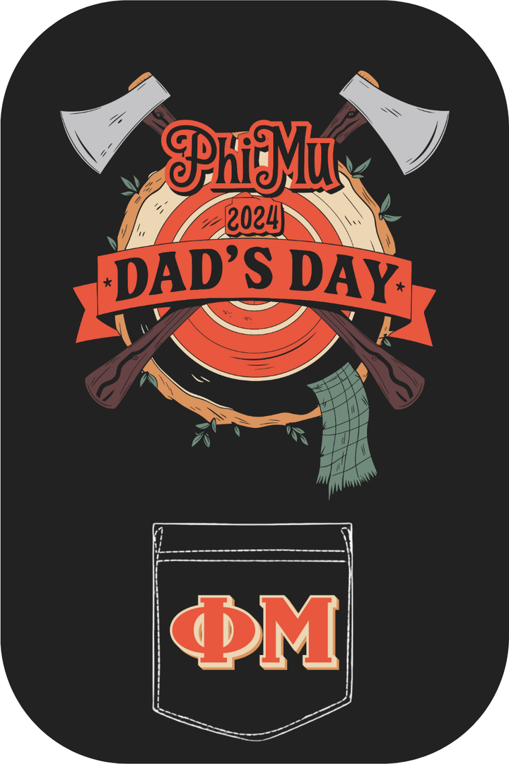 Custom Phi Mu Dad's Day