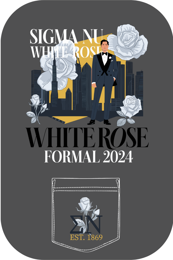 Custom Sigma Nu White Rose Formal