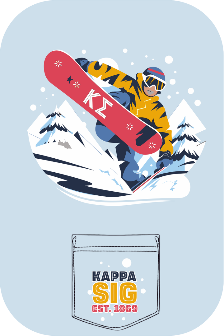 Custom Kappa Sigma Ice Ski