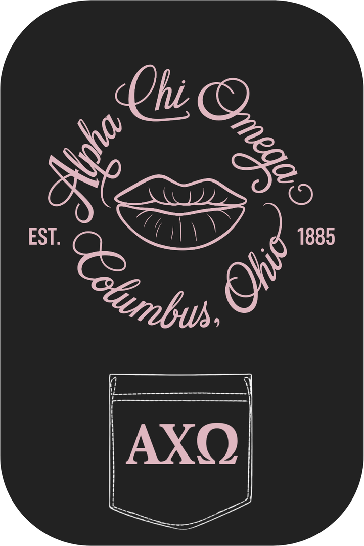 Custom Alpha Phi Omega Lips