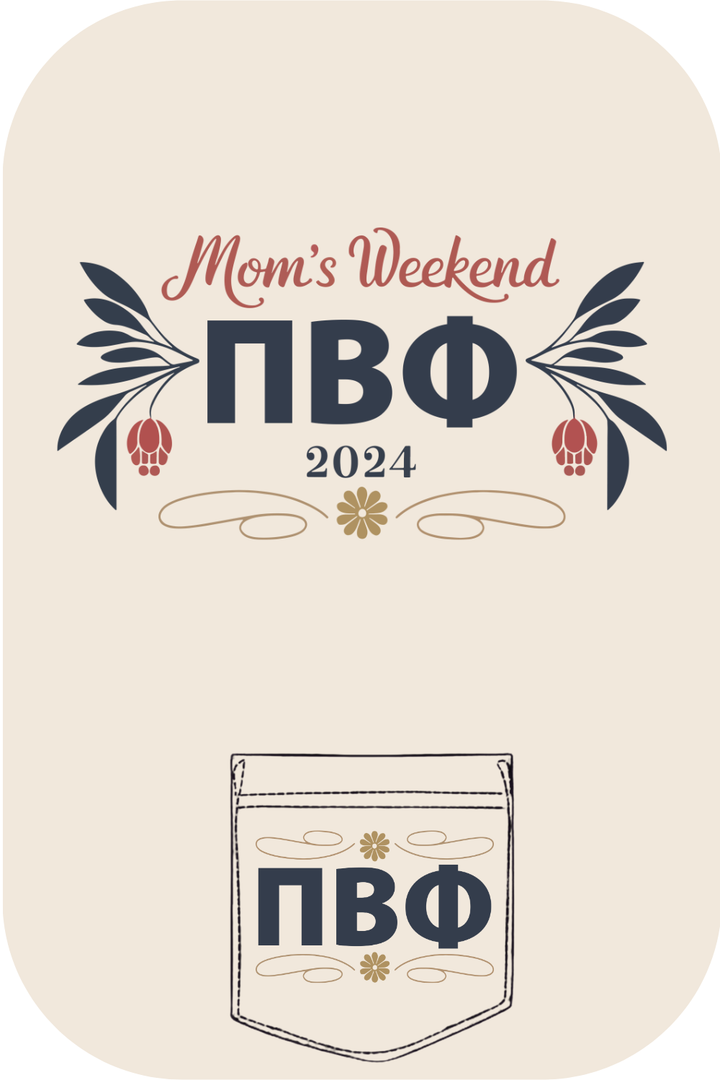 Custom Mom's Weekend Pi Beta Phi