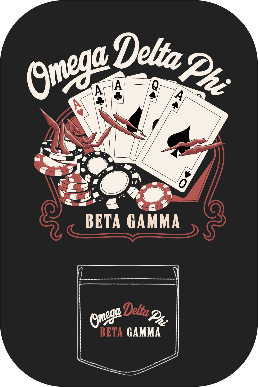 Custom Omega Delta Pi Beta Gamma