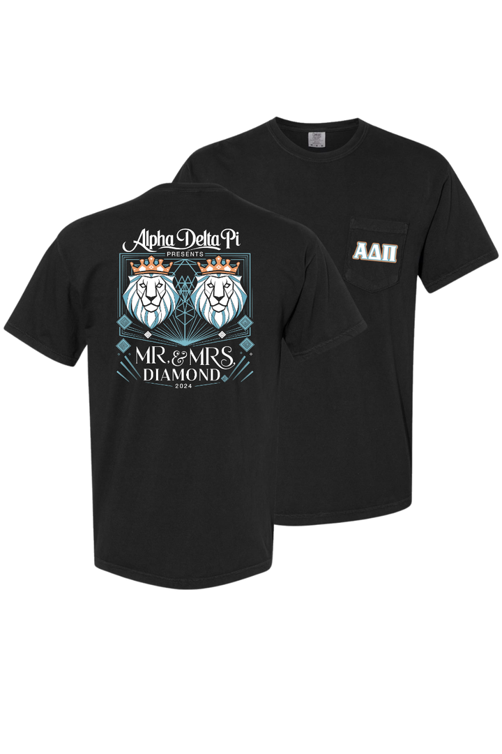 Custom Alpha Delta Pi Mr. & Mrs Diamond