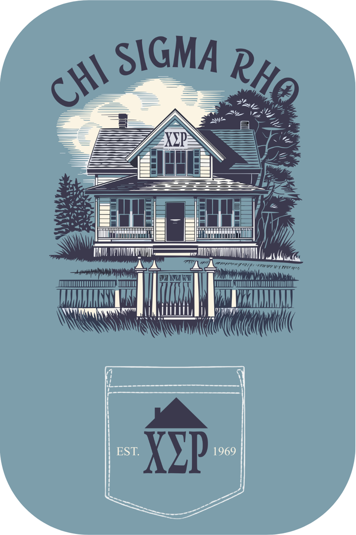 Custom Chi Sigma Rho Wooden House