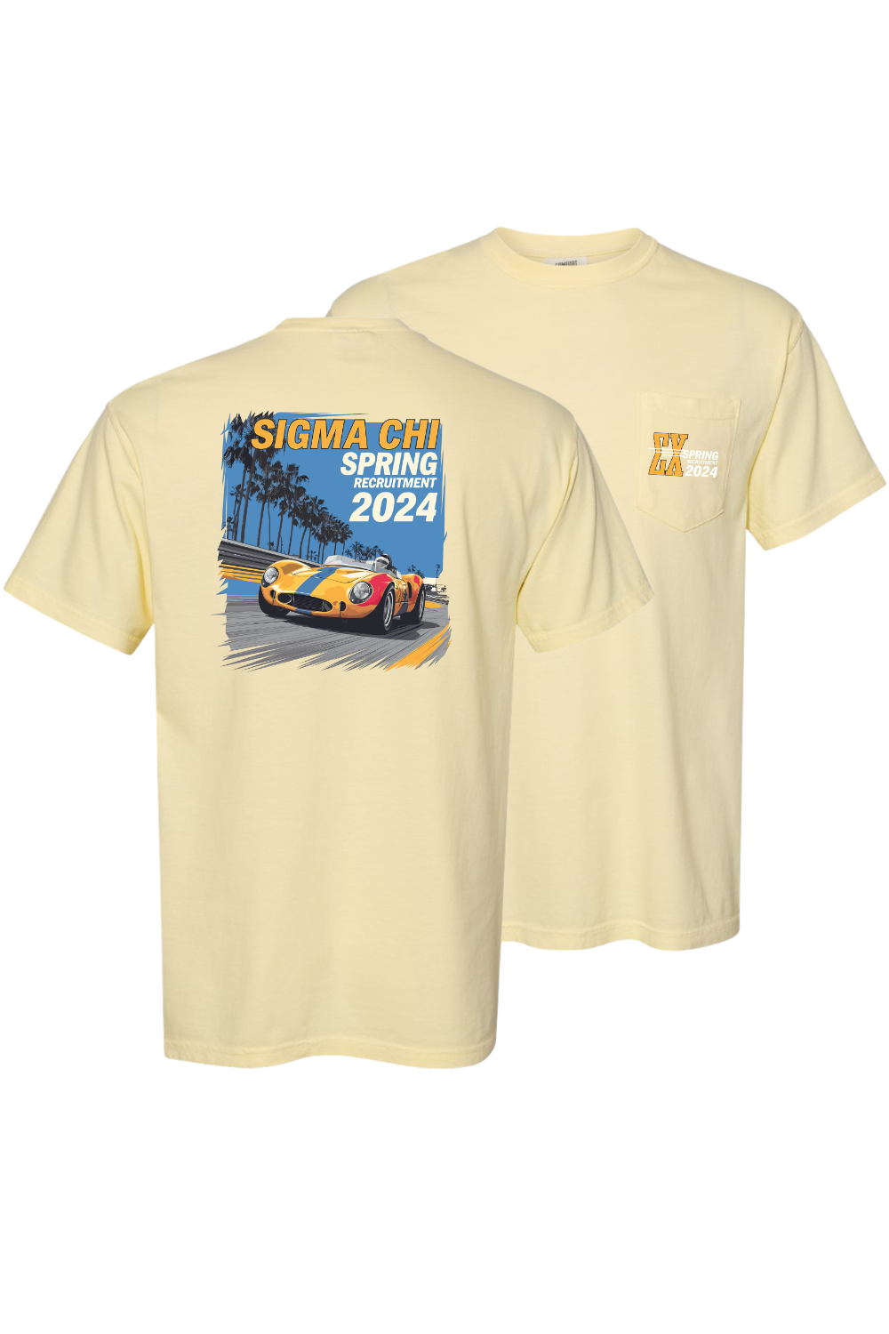 Custom Sigma Chi Spring Recruitment Fast Car