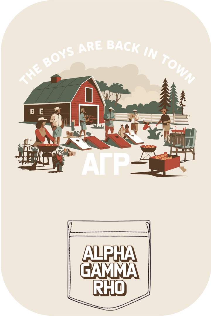 Custom The Boys Are Back In Town Alpha Gamma Rho