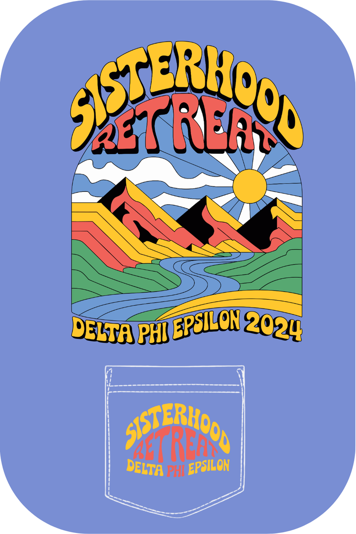 Custom Sisterhood Retreat Delta Phi Epsilon