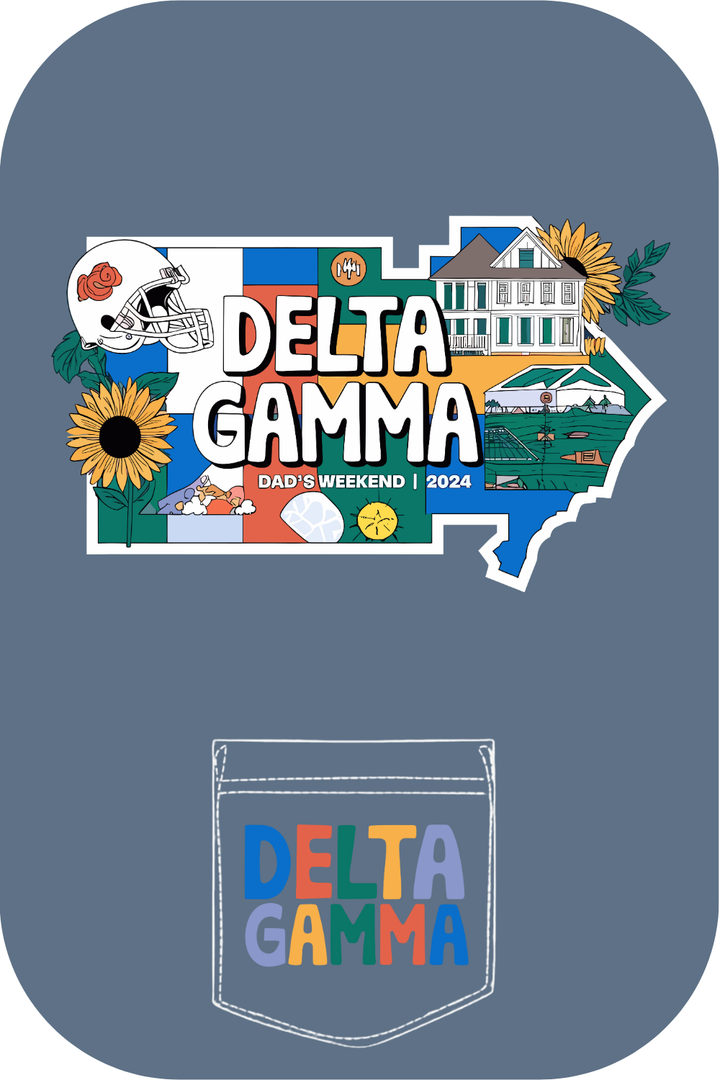 Custom Delta Gamma Dad's Weekend