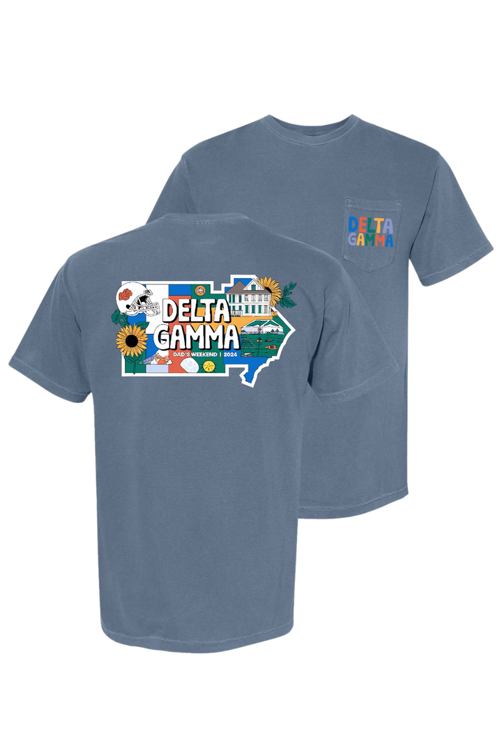 Custom Delta Gamma Dad's Weekend