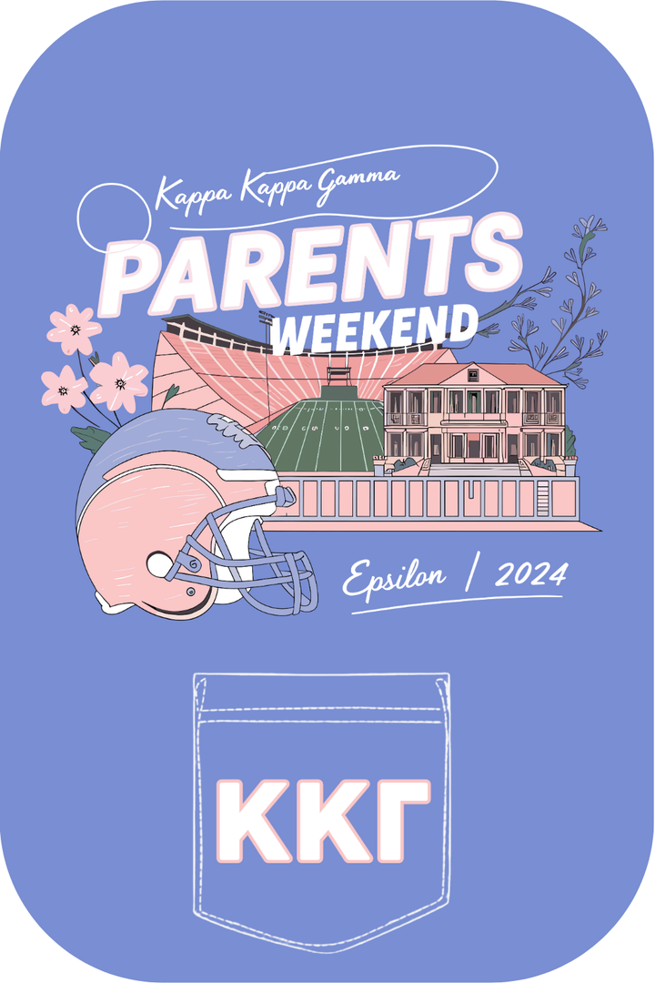 Custom Kappa Kappa Gamma Parents Weekend