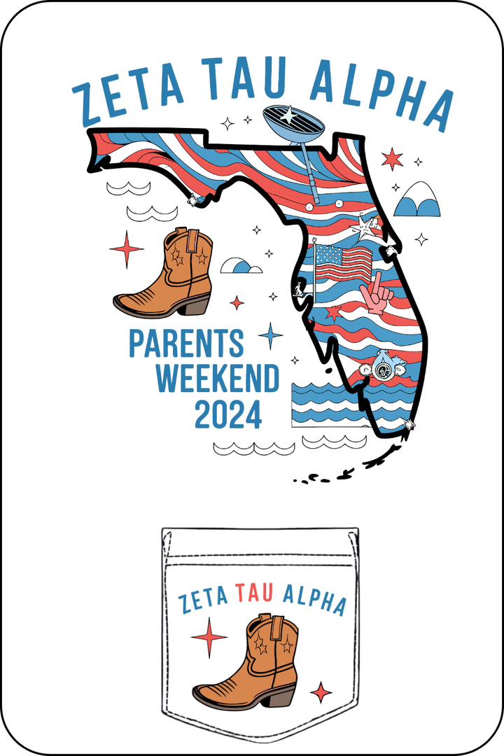 Custom Zeta Tau Alpha Parent's Weekend