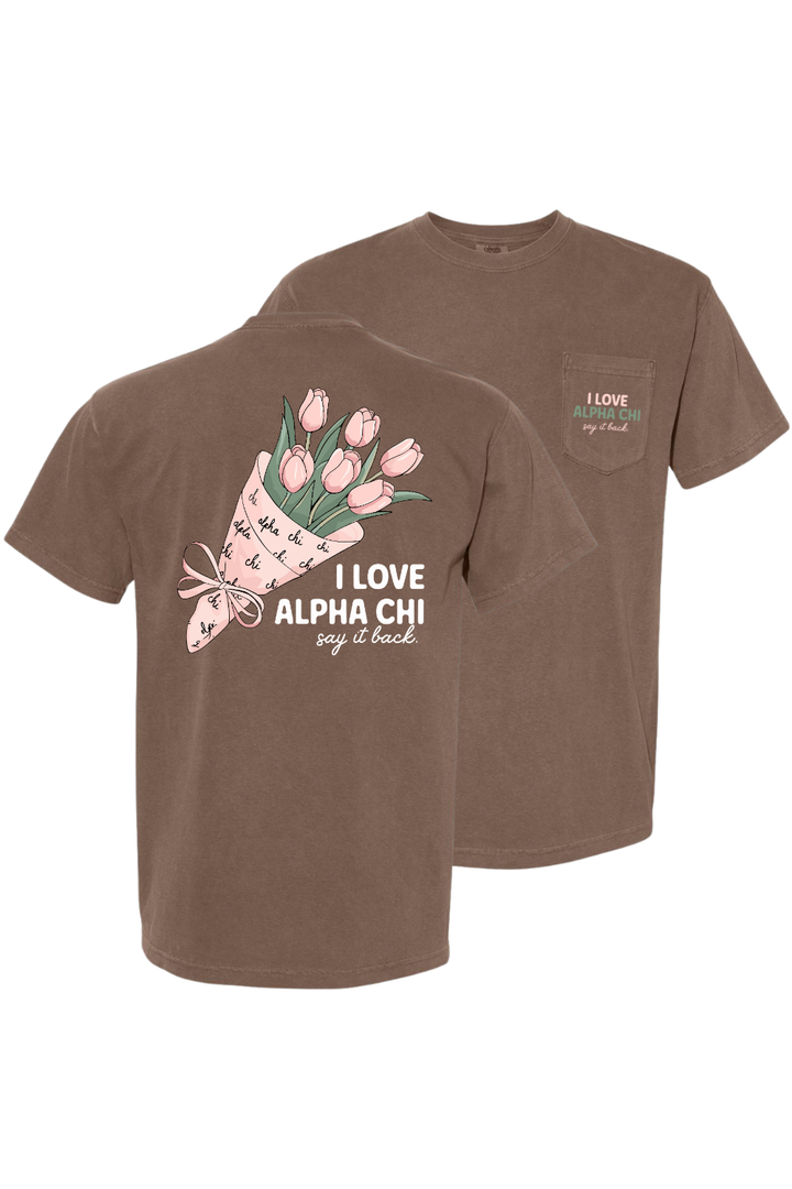 Custom I Love Alpha Chi Say It Back
