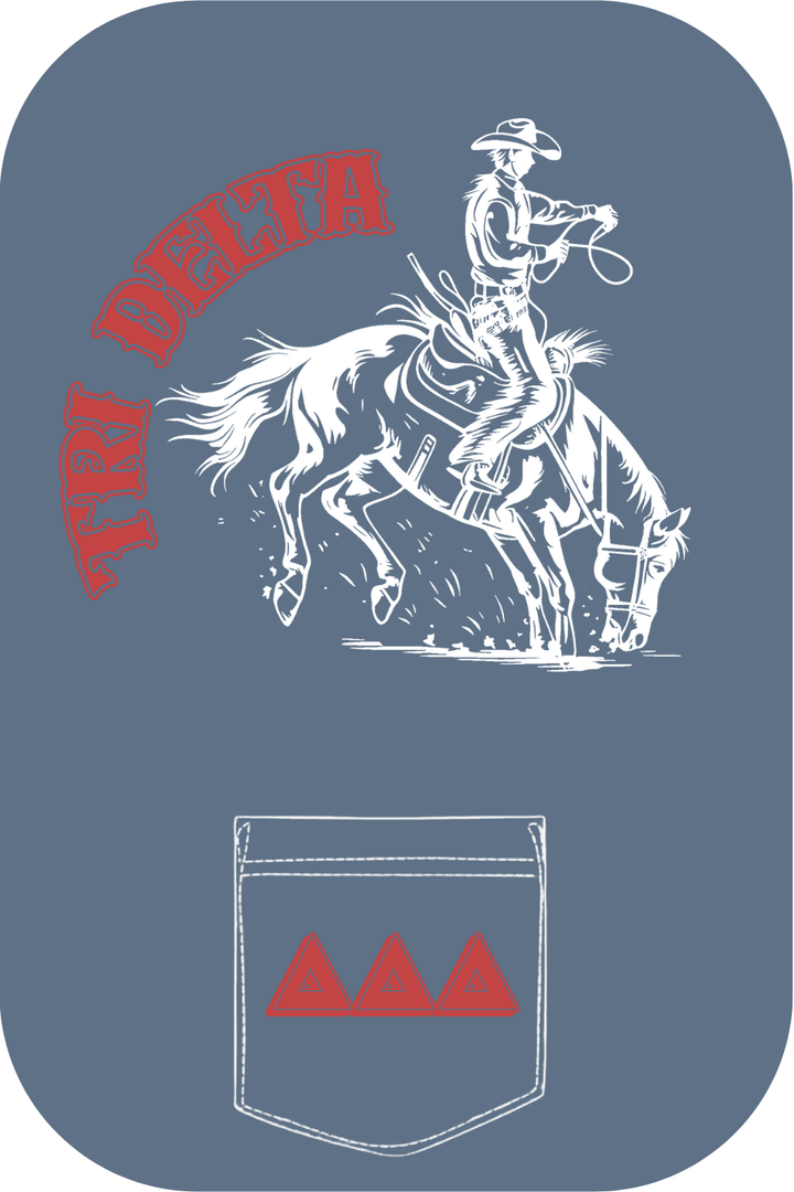 Custom Tri Delta Cowboy