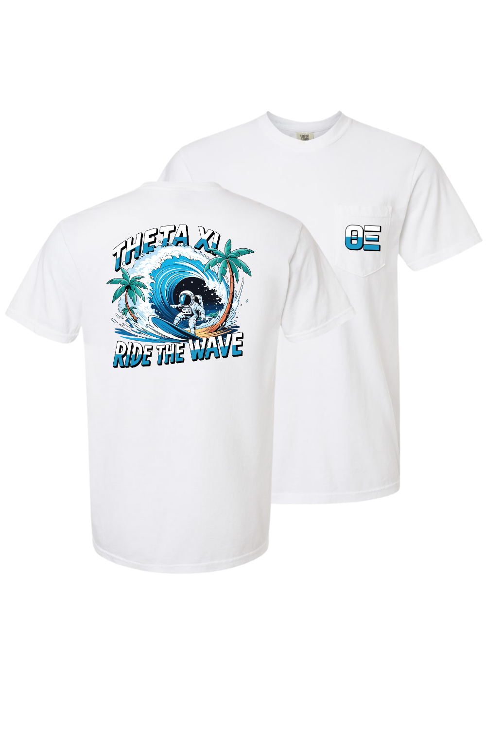 Custom Theta Xi Ride The Wave