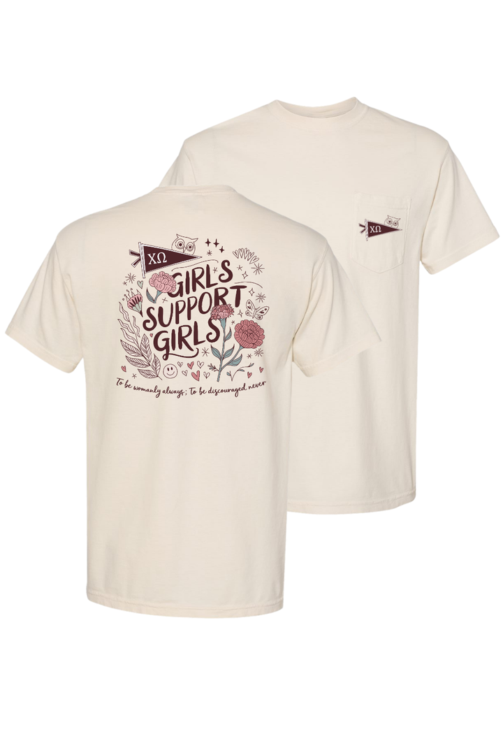 Custom Girls Support Girls Chi Omega