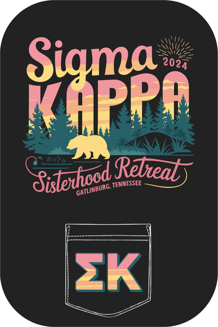 Custom Sigma Kappa Sisterhood Retreat