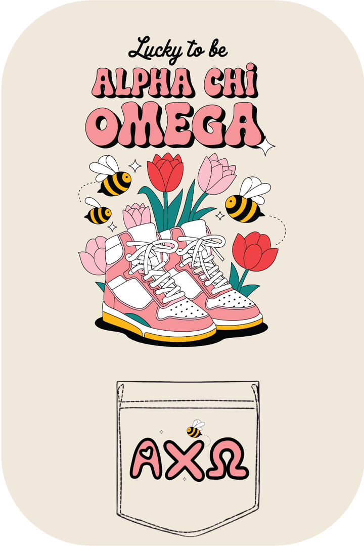 Custom Lucky To Be Alpha Chi Omega