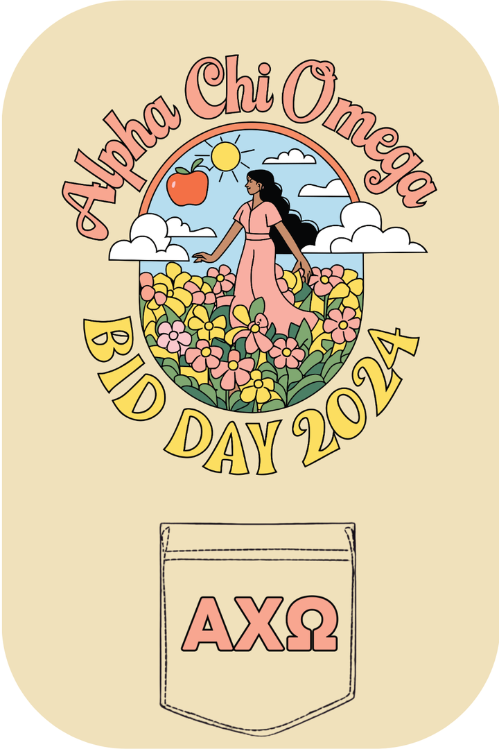 Custom Alpha Chi Omega Bid Day