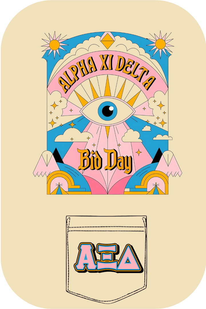 Custom Alpha Xi Delta Bid Day