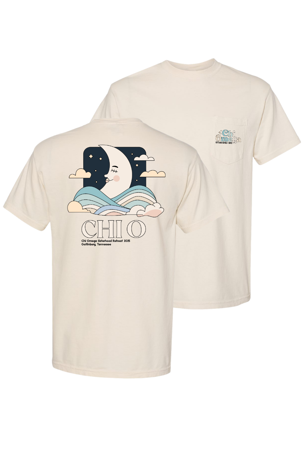 Custom Chi Omega Sisterhood Retreat