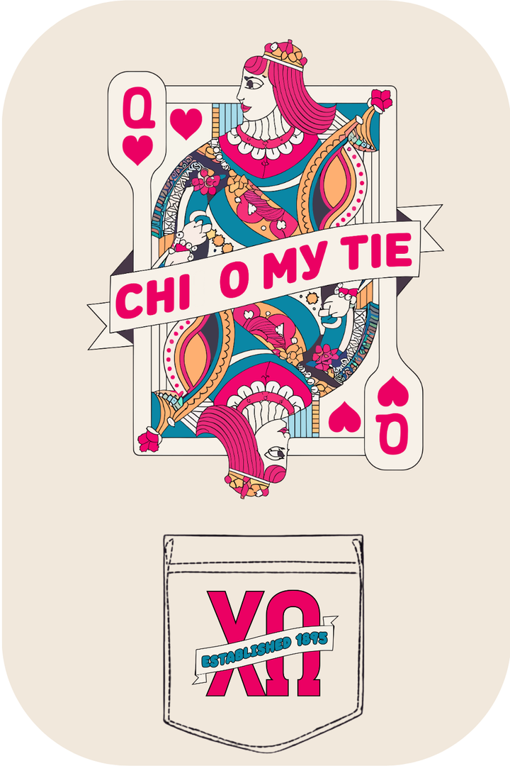 Custom Chi O My Tie